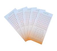 COMPUKAS 5 Pcs I Ching 64 Hexagrams Paperback Book with Stunning Illustrations and Accurate Divination for Decision Making and Problem Solving