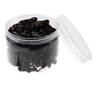 COMPUKAS 500pcs Stretchable Elastic Hair Bands Rubber Hair Ties for Sturdy Coffee Colour Accessories That Will Not Hurt Your for School and Daily Use
