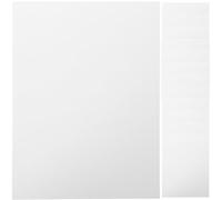COMPUKAS 50pcs A4 White Card Paper for DIY Crafts and Handmade Art Projects, Lightweight Paperboard Sheets Easy to Use for Painting, Drawing, and Card Making with Family or Friends