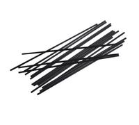 COMPUKAS 50pcs Black Fibre Reed Diffuser Sticks for Aromatherapy Essential Oil, 3mm Diameter 26.5cm Long Aroma Diffuser Rods for Home Fragrance and Relaxing Scent