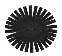 COMPUKAS 50pcs Makeup Brush Mesh Covers Black Reusable Brush Guards with Elastic Net Sleeves and Travel