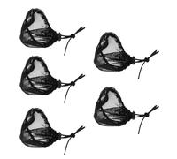 COMPUKAS 5pcs Black Elastic Wig Cap for Wigs with Snug Fit and Durability, 5.89 Inch Mesh Hair Net for Hairdressing, Ballet Bun, and Ponytail Styling