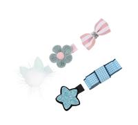 COMPUKAS 5pcs Decorative Pet Hair Accessories Cloth Clips for Puppies and Pets, Creative Design to Keep Hair in Shape, for Photo Shoot Costume Or Taking Beautiful Pictures