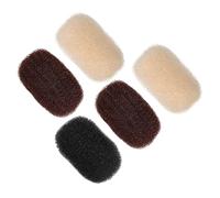 COMPUKAS 5Pcs Women Hair Clamps Bump Pads Volumizing Hair Cushions Lightweight Invisible Traceless Clips for Curly Straight Thick Thin