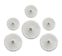 COMPUKAS 6 Rolls Cotton Elastic Meat Netting Rope for Ham and Pig's Feet, Food Packing and Sausage Tying String, White Kitchen Supplies for Personal Use
