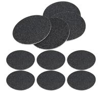 COMPUKAS 60pcs Black Grit Sanding Discs for Electronic Foot File Callus Remover Pads with Strong Adhesive Backing Disposable Replacement Sandpaper for Dead Skin and Callus Removal Easy