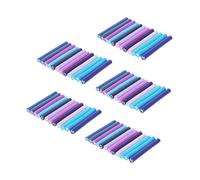 COMPUKAS 60pcs DIY Polymer Clay Sticks Assorted Color for Nail Art and Hair Accessories, Healthy and Environmental Protection Material Bright and Eye-catching Creative Design