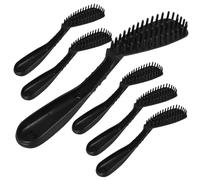 COMPUKAS 6pcs Hair Coloring Brush Set with Wide-toothed Comb for DIY Hair Dyeing and Home Use Reusable Pp Material for Easy Sectioning and No Hassle