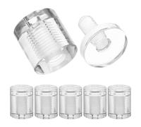 COMPUKAS 6pcs Sign Standoff Screws Wall Standoff Mount Hardware Advertising Glass Nail Acrylic Nail for Hanging Acrylic Picture Frame Panel Sign Transparent