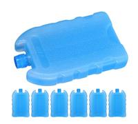 COMPUKAS 7pcs Reusable Blue Ice Packs for Air Cooler Fans and Portable Coolers, Made of Sturdy Pe Material, Enhancing Cooling Efficiency and Energy Saving for Camping and Boating Use