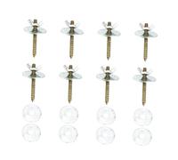 COMPUKAS 8 Sets Bird Cage Screw Kit with Screws Nuts and Washers for Bird Perch Fixing Accessories Suitable for Small Pets Hamsters Parrots Gerbils Rats Compressive Resistance Multi Use