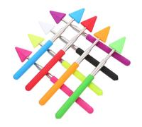 COMPUKAS 8pcs Extendable Teacher Sticks Classroom Reading Blackboard Pointing Rods Handheld Teaching Indicators for School Office
