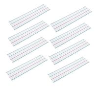 COMPUKAS 8pcs Magnetic Dry Erase Labels with Four Line Design Reusable Name Tags for Students Teachers Office Desk Easy to Write and Wipe Classroom Blackboard Stickers for Neat Handwriting