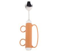 COMPUKAS Adaptive Eating Utensils for Elderly and Disabled with Enhanced Stability and Easy Cleaning, Stainless Steel and Plastic Anti-Shake Cutlery Suitable for Rehabilitation Centre