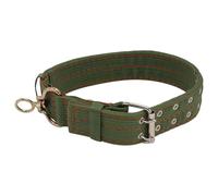 COMPUKAS Adjustable Thickened Canvas Sheep Collar with Buckle for Livestock Feeding Cow Traction Band for Safe Handling of Goats Horses and Cattle