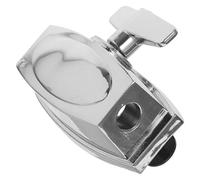 COMPUKAS Adjustable Tom Drum Leg Mount Bracket for Drum Instruments Silver Plated Iron Base with Strong Durability and Beautiful Appearance and Percussion Set