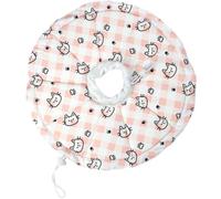 COMPUKAS Adjustable Waterproof Cat Collar after Surgery Use, Soft Sponge Anti-bite Collar Preventing Wound Aggravation without Blocking Sight or Movement