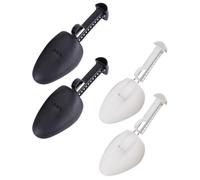 COMPUKAS Adjustable Women’S Shoe Stretchers 4Pcs Set Black and Shoe Shapers Trees for Boots and Sneakers Household Expander Accessory