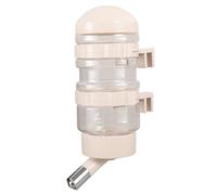 COMPUKAS Automatic Pet Dog Water Feeder Cage-suspended Cat Dog Water Dispenser with Stainless Steel Nozzle Easy Install Practical for Thirsty Pets
