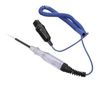 COMPUKAS Automotive Circuit Tester for Vehicle Electrical Circuits, Lightweight Plastic and Zinc Alloy Material, 6-24v Voltage Test Light with Spring Wire and LED Test Bulb for Checking Car