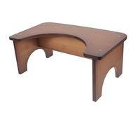 COMPUKAS Bamboo Poop Stool Toilet Step Stool for Adults for Pooping for Home and Toilet Use