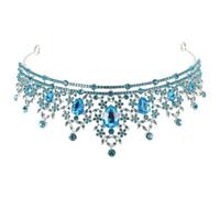 COMPUKAS Baroque Rhinestone Wedding Crown for Women Vintage Full Crystal Tiara Headpiece Comfortable Fit Bridal Hair Accessory for Weddings Proms Birthday Parties