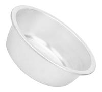 COMPUKAS Basin Kitchenware Pot Large Capacity Multi-Purpose for Home Use Aluminium Vegetable Wash Bowl and Dough Mixing Pot, Easy to Carry Silver for Fruit and Veg Wash