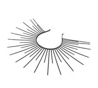 COMPUKAS Black Spiked Sunburst Headband Crown with Comfortable Plastic Material, Versatile Goddess Cosplay Hair Accessory for Parties and Carnival Events