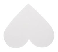 COMPUKAS Cake Wear-resistant Model Practicing Decorating Foam Icing Heart-shaped for Reusable and White Foam Cake Dummy for Holidays Parties and Anniversaries