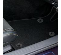 COMPUKAS Car Floor Mat Clips Easy to Install Retainer Holder Clamps 4pcs with Sl nd Stylish Design Keeps Vehicle Carpet Mats Securely in Place for Automotive Interior