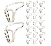 COMPUKAS Car Seat Cushion Fixing Hooks with Simple Installation 200pcs Made of Sturdy Iron Suitable for 2cm Wide Straps, for Car Seat Cover and Vehicle Interior Accessories