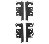 COMPUKAS Car Stereo Mounting Kit 4pcs Double Din Radio Dash Install Trim Bezel Brackets - Car Dash Radio Installation Accessories Compatible with Toyota Corolla and Previa
