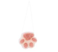 COMPUKAS Cartoon Cat Claw Shape Shower Ball Soft Bath Sponge with Dense Bubbles for Gentle Face Washing and Body Cleansing Skin-Softening Bubble Shower Puff