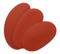 COMPUKAS Ceramic Pottery Tools 3pcs Silicone Shaping Ribs Auxiliary Tool for School Teaching and Clay