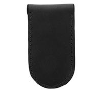 COMPUKAS Clip for Men, Practical PU Leather Wallet Laser Finish, Black Minimalist Cash and Card Holder, Suitable for Everyday Carry and Business Use