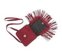 COMPUKAS Creative Kids Tassels Bag Single Shoulder Bag in Suede Soft Sturdy for Little Girls Street Photography