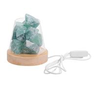 COMPUKAS Crystal Stone Aroma Lamp Aromatherapy Burner Night Light without Essential Oil Indoor Home Fragrance Lamp Suitable for Bedroom and Living Room Decor