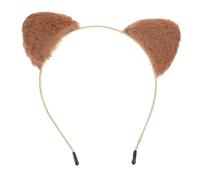COMPUKAS Cute Cat Ear Hairband for Women Soft Skincare Headband for Washing Face Comfortable Elastic Hair Band for Spa Facial Care and Makeup Application