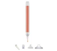 COMPUKAS Diamond Art Painting Pen Set 5pcs with LED Light and Multi-functional Point Drill, Aluminum Alloy and Plastic for DIY Cross-stitch and Embroidery
