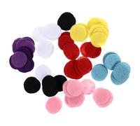COMPUKAS DIY Hair Clamp Accessories Hair Pin Fixing Pads 140Pcs 2.5Cm Nonwoven Practical Multifunctional Design for Headdress Making Accessories Crafting Parties