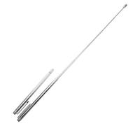COMPUKAS Dowsing Rods Treasure Finding Stainless Steel Pair Divining Rods 2pcs Silver Telescopic Magnetic Field for Underground Water Veins Subterranean Structures Casual Users