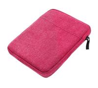 COMPUKAS E-reader Case Ultra-thin Canvas Cover Compatible with Kv Lightweight Breathable Protective Sleeve in Rose Red