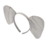 COMPUKAS Elephant Animal Ears Headband for Women Lightweight Cloth Hair Accessory Easy to Wear Design, for Masquerade and Cosplay Parties