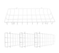COMPUKAS Emergency Light Protective Cage Wire Guard 4pcs Rectangular Iron Cover Quick Installation System for Frequent Replacement for Exit Signs Adaptable to Harsh Outdoor Environments