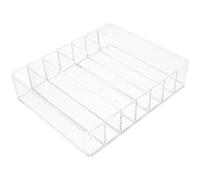 COMPUKAS Eyeshadow Storage Palette Organizer Acrylic Ultra-thin with Design Compartment and for Dressing Tables and Work Tables, for Friends Who like Making