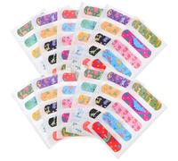 COMPUKAS First Aid Bandages with Assorted Colours Cartoon for Wounds 150pcs Breathable Pe Material Lightweight and Protective Stickers Suitable for Parts of The Body