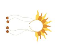 COMPUKAS Flaming Crown Headband LED Light Up Holiday Hairband for Adults and Lightweight Comfortable Flame Hair Accessory for Halloween Carnival Year S Eve Party Celebrations