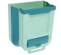 COMPUKAS Foldable Easy Can Cabinet Kitchen Hanging Door Trash on with 7l Large Capacity, Material to Use Storage for Kitchen Compost and Waste