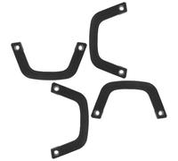 COMPUKAS Forklift Safety Grab Bar 4pcs Black Plastic 8mm Hole Quick Installation for Lift Truck Overhead Guard Cab Entry