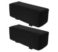 COMPUKAS Gaming Chair Armrest Replacement Pads 2pcs Thick Memory Foam Arm Rest Risers with Plush Covers 27x10x10cm Ergonomic Desk and Office Chair Elbow Support Cushions for Gaming and Work